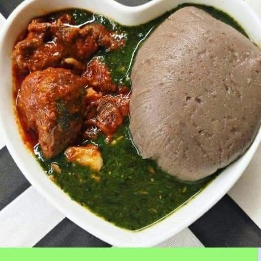 Amala and Ewedu Soup